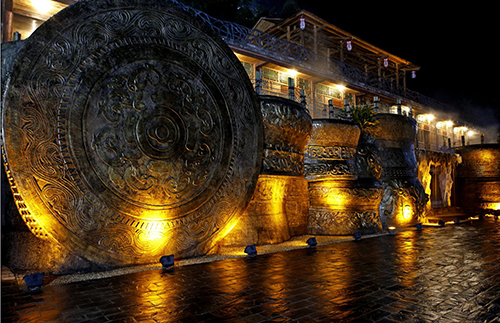 铜鼓温泉夜景